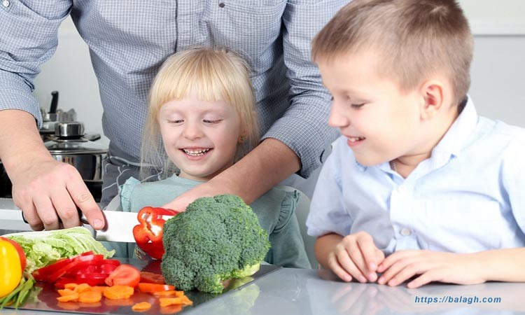 الانتقال نحو الطعام الصحي للأطفال